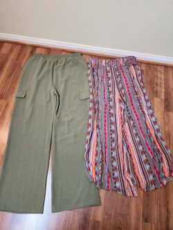 Women's Wide-Leg Pants and Maxi Skirt Bundle