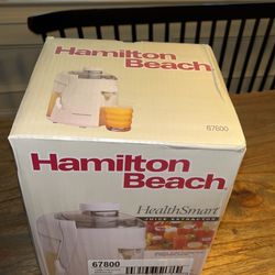 Hamilton Beach 67800 Health Smart Juice Extractor 350W - White