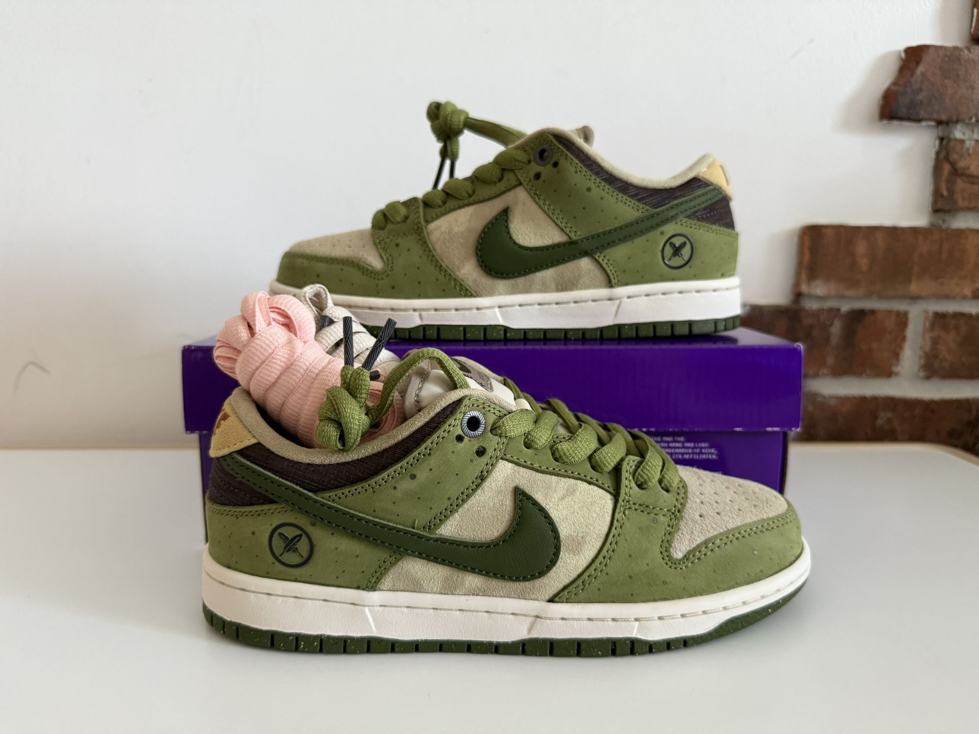 Nike SB Dunk Low Yuto Matcha Asparagus Size 5