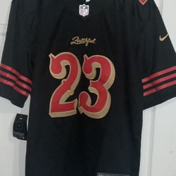 Christian Mccaffrey San Francisco 49ers Black “Rivalries” Faithful to the Bay Vapor Stitched Jersey Limited Edition Adult Men’s XL New with Tags 