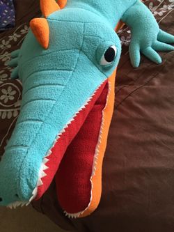 The Land of Nod stuffed crocodile