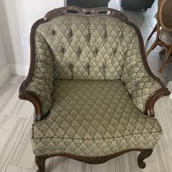 Vintage Sofa, Love Seat And Chair