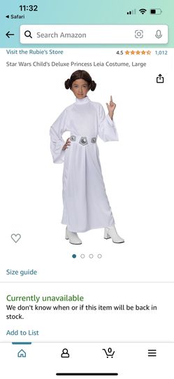 Star Wars, Princess Leia Costume