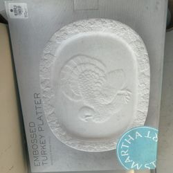 Embossed Turkey Platter