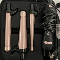 Rotating Curling Iron Set