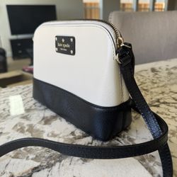 Preloved Kate Spade Two-Tone Leather Handbag