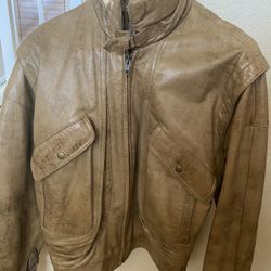 Vintage 70’s Men’s Leather Jacket  By Wilson ‘s