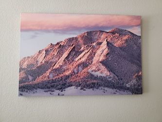 Flatirons Canvas Wall Art