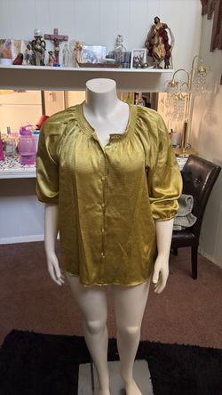 Gold blouse
