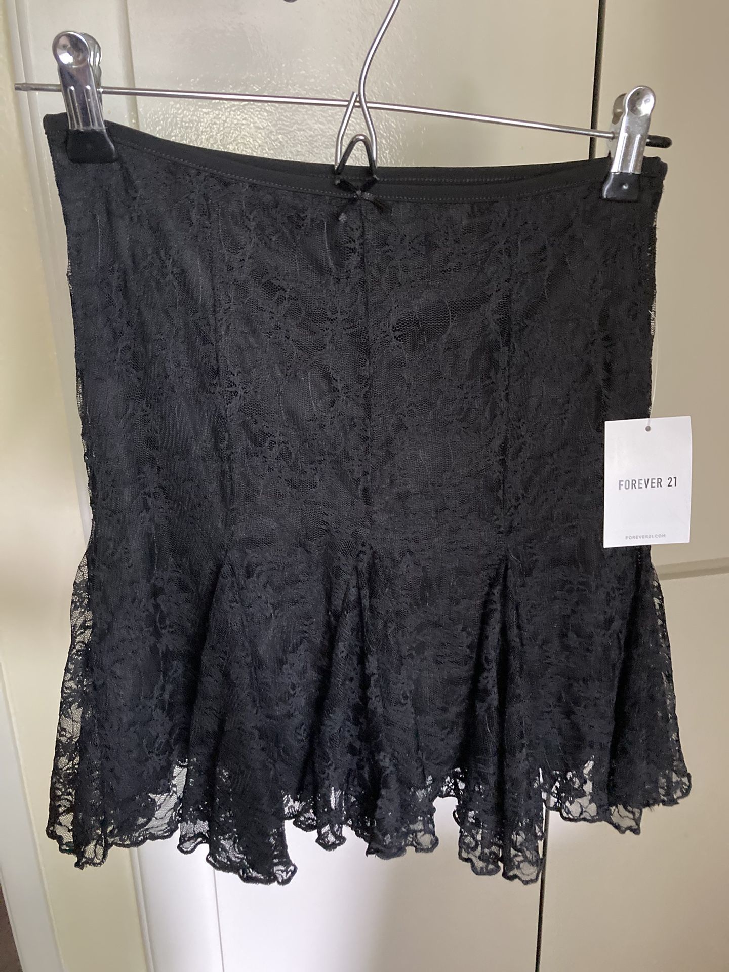 Black Lace Skirt (size Medium)
