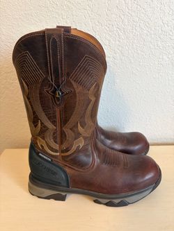 Luchesse saftey toe work boots for men size 9.5 D