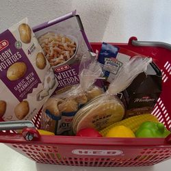 H-E-B Grocery Basket With Food