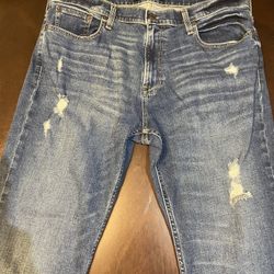 Hollister Men's Distressed Jeans 36x32