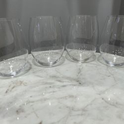 Riedel Stemless Crystal Wine Glasses Tumbler 