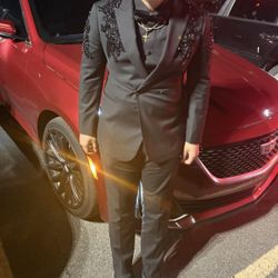 Black Prom Suit 