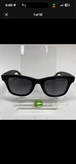Ray-Ban Meta Wayfarer Gen 2 Matte Black Polarized AI Smart Glasses