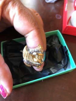 Man ring stainless steel size 10