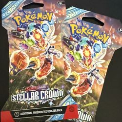 Pokemon Stellar Crown Booster Packs