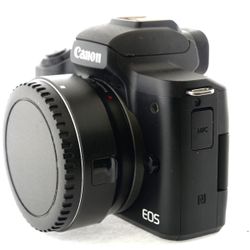Canon EOS M50 Mirrorless Camera 24.1MP body with Fotodiox Pro EF-EOS (M) auto