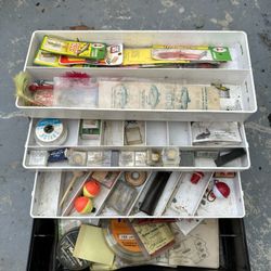 Trout Fishermen Box & Tackles
