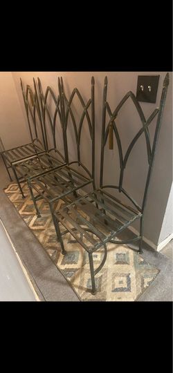 Wrought Iron dining room chairs