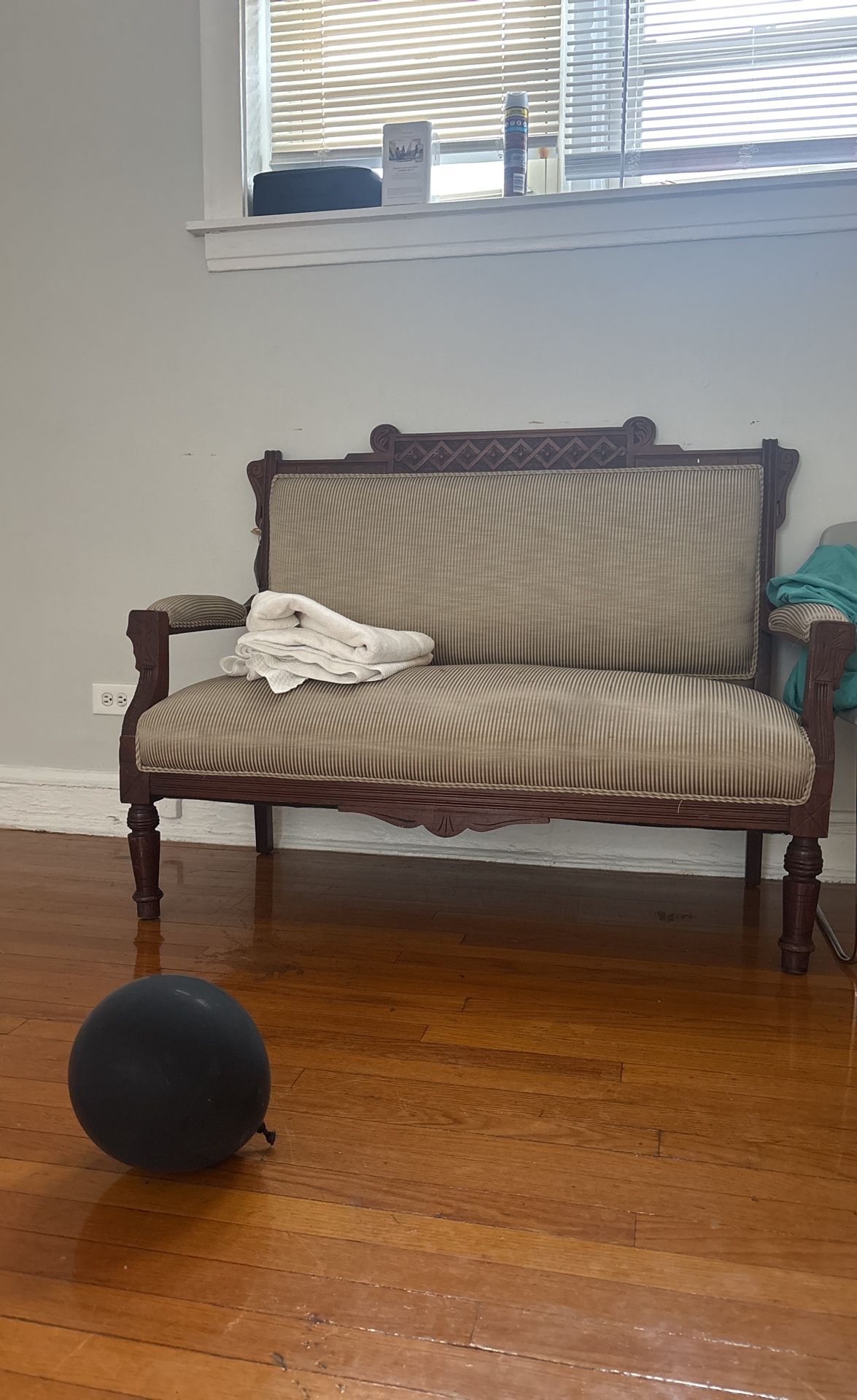 Small Wooden Couch 