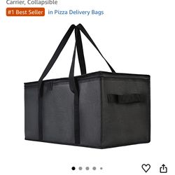 Insulated Food Delivery Bag, 22" x 10" x 10"