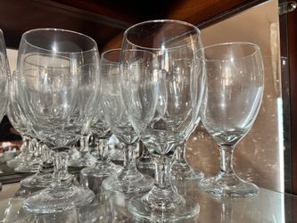 Glass Wine Goblets