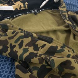 full zip bape jacket 