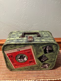 Vintage Upcycled Small Suitcase - $25.00