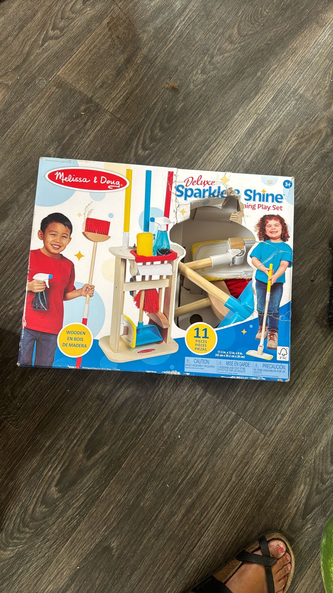 Deluxe Sparkle And Shine Cleaning Play Set Melissa & Doug