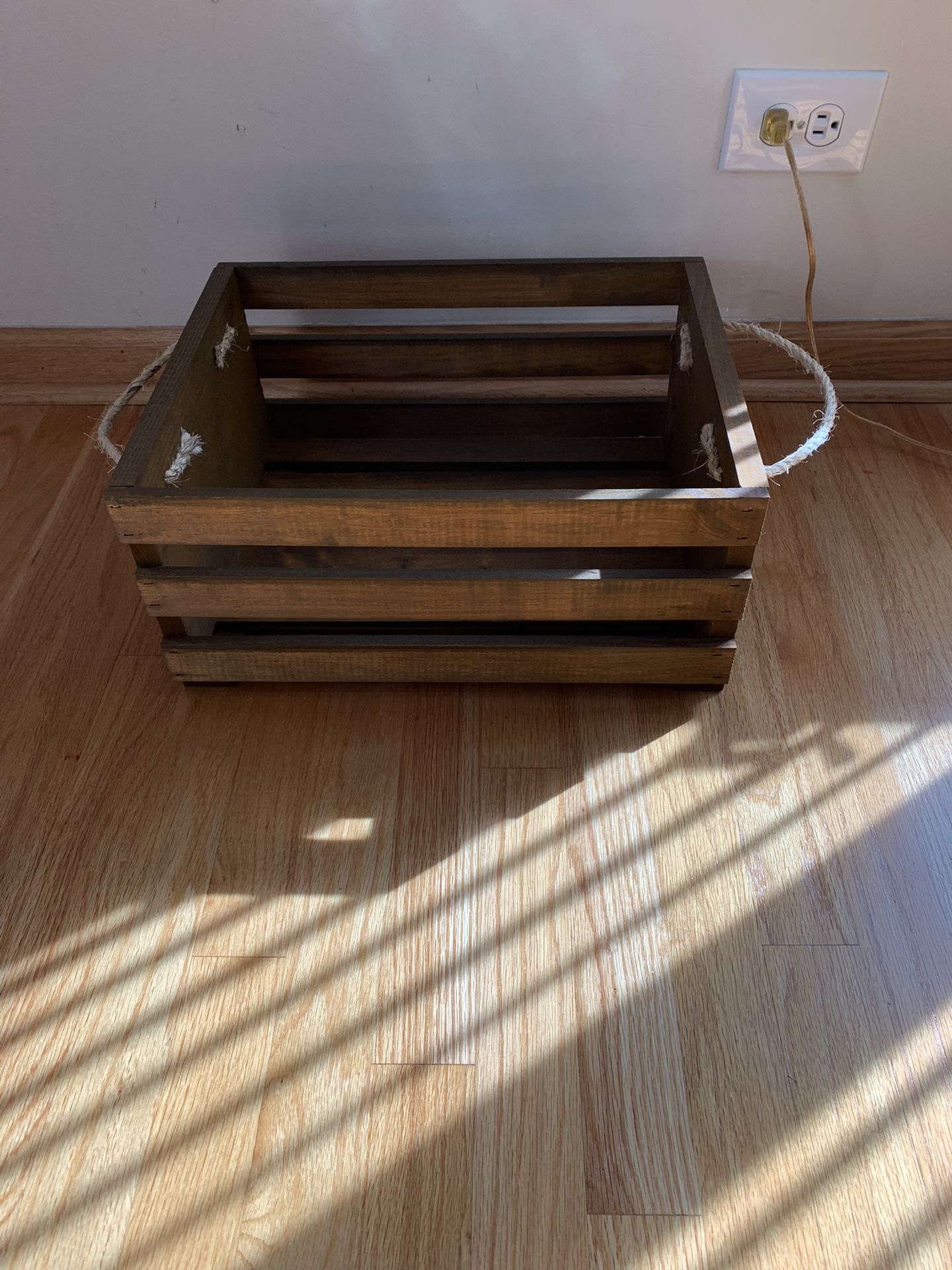 Wooden Storage Crate Container 