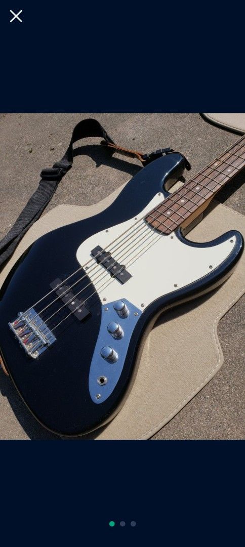 Squier jazz bass electric bass guitar