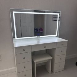 White Vanity