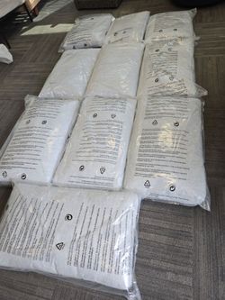 Lot of 10 Sealed Throw Pillows or Cushion Inserts
