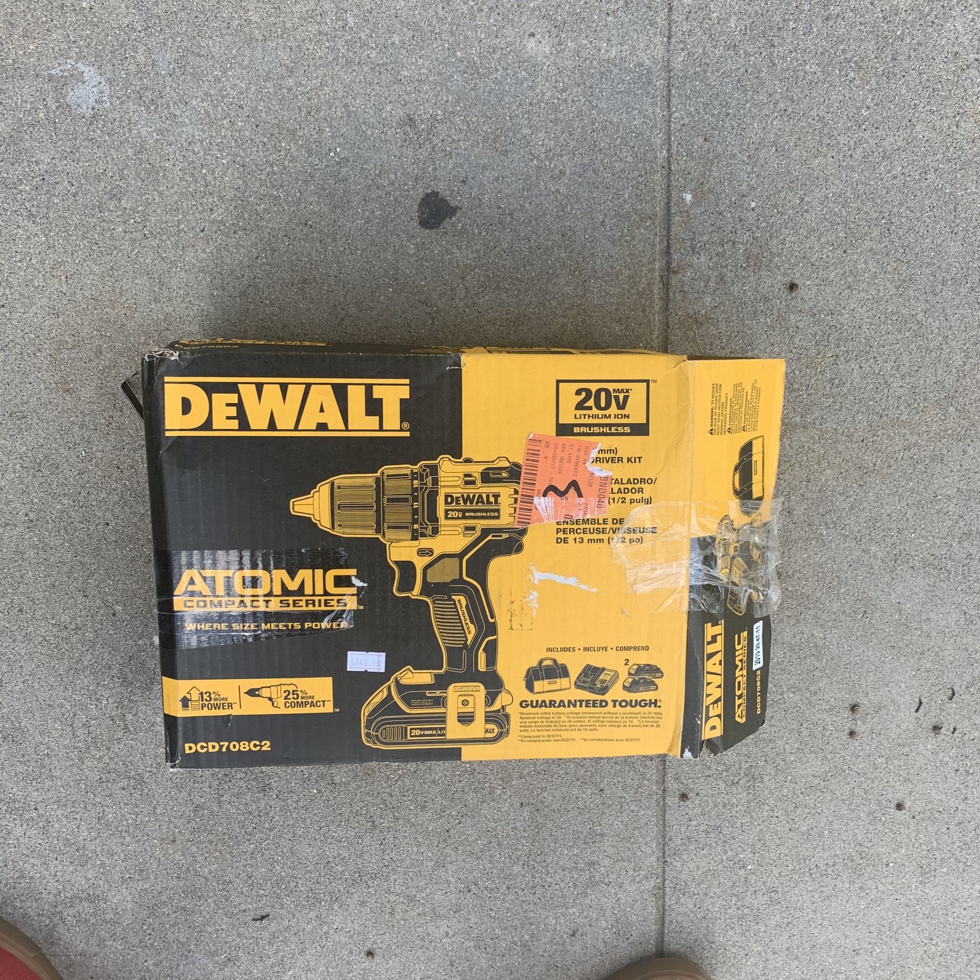 DeWalt 20v Atomic compact Drill/driver kit