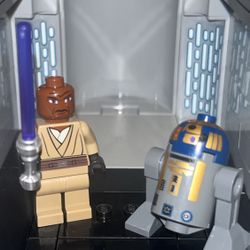 Lego Star Wars Mace Windu & R8-B7 From Set 7868