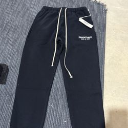 Black/White Essentials Pants