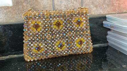 Crystal Beads Purse