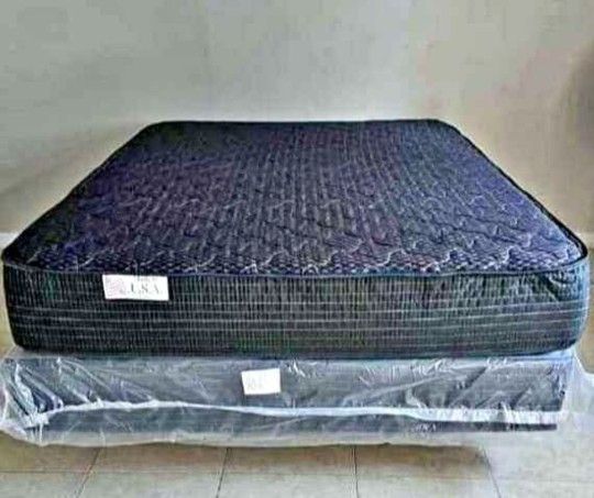 Brand New 12" Queen Size Mattress With Box Spring // Cash On Delivery