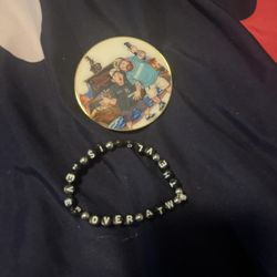 Adam The Woo Join Me Shall You Pin Bracelet And Baseball Card. Personalized 