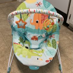 Bright Starts Safari Blast Vibrating Bouncer! 