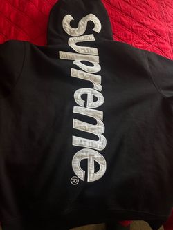 Black supreme hoodie