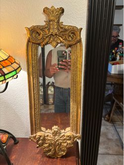 Vintage Gold Mirror