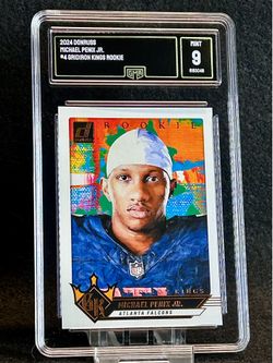 2024 Donruss 💥 Michael Penix Jr 💥 Gridiron Kings Rookie GMA 9 Mint 💎 - Atlanta Falcons