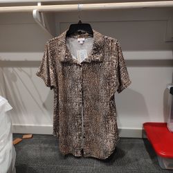 LulaRoe Brown Print