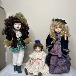 Vintage Porcelain Dolls