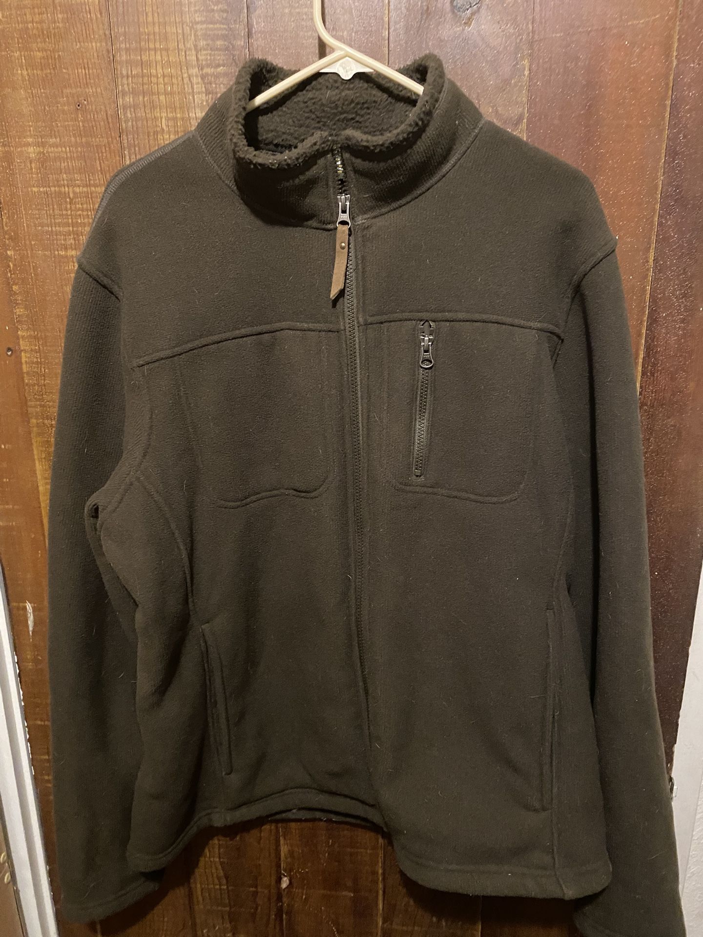 Men’s Large Eddie Bauer Fleece Jacket Coat