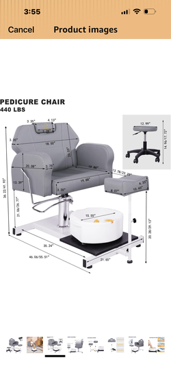 Pedicure station