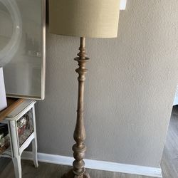 Wood Color Lamp